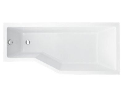 Ванна акрилова Besco Integra 150x75 (WAI-150-PP) без ніжок, права 371406 фото