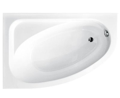 Ванна акрилова Besco Cornea 150x100 (WAC-150-NL) без ніжок, ліва 371332 фото