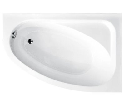 Ванна акрилова Besco Cornea 150x100 (WAC-150-NP) без ніжок, права 371333 фото